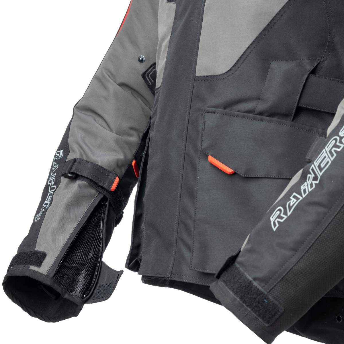 Chaqueta RAINERS VANCOUVER 4 ESTACIONES ADVENTURE NEGRO/GRIS Impermeable