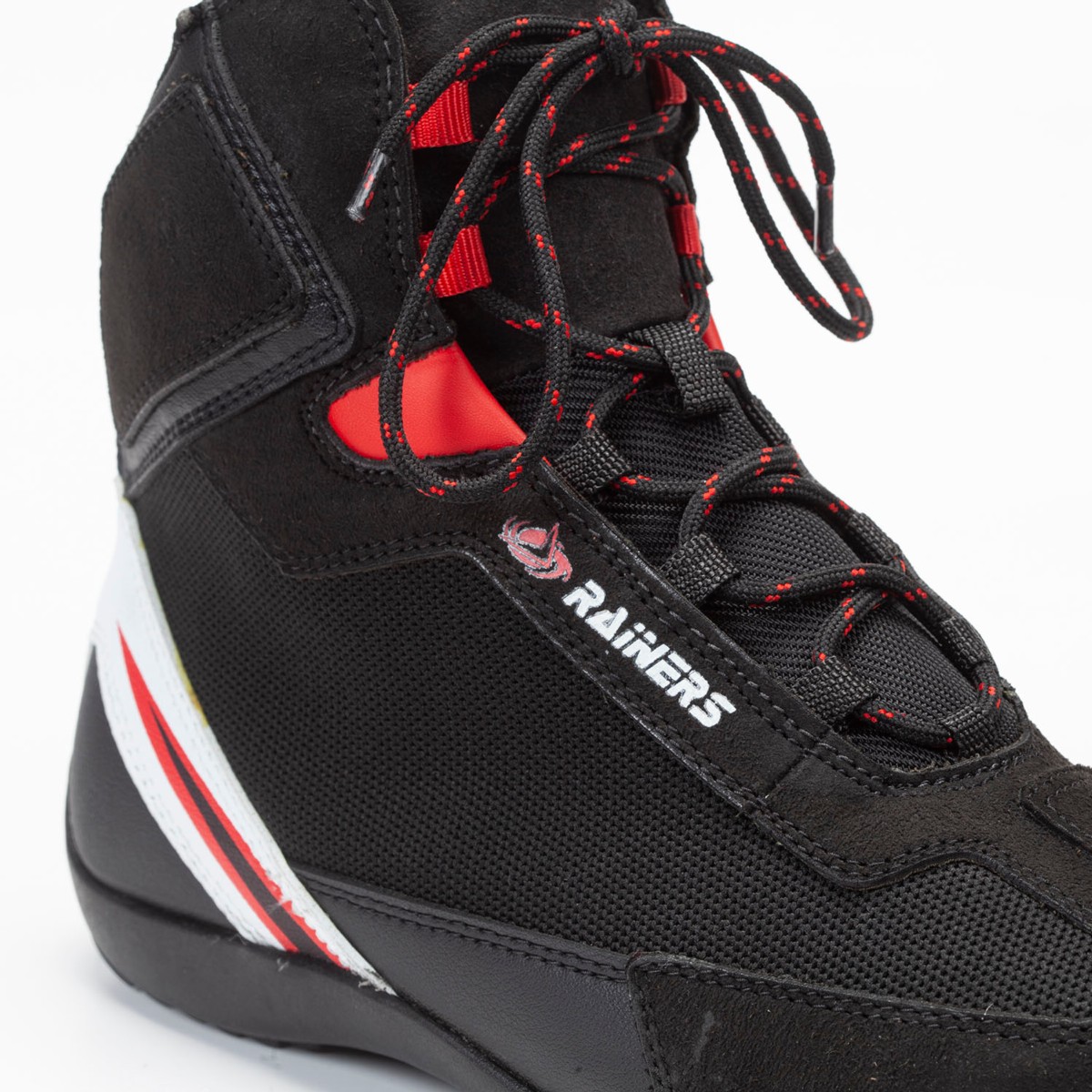 Botas Cortas RAINERS T200 NEGRO/ROJO TOURING 3