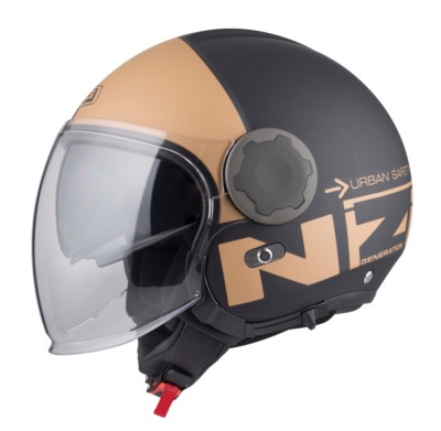 Casco NZI RINGWAY DUO COMMUTER Negro/Bronce