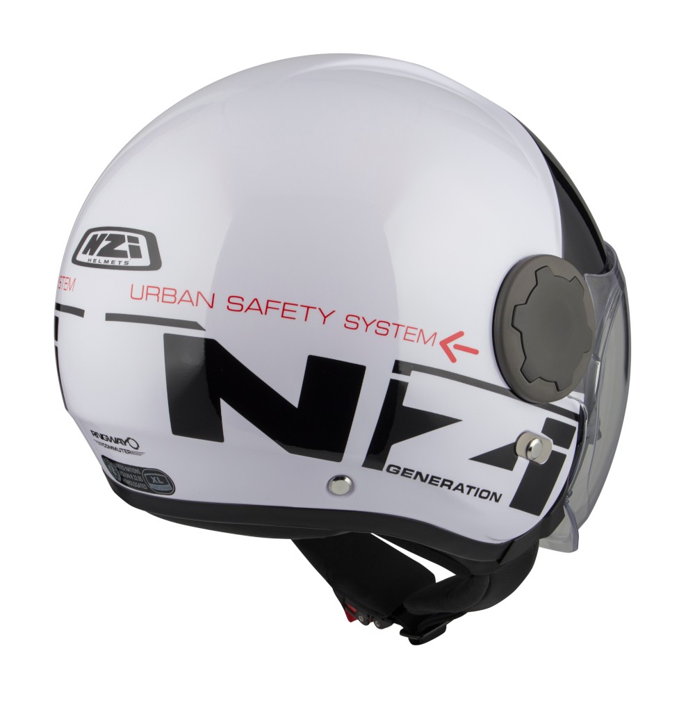 Casco NZI RINGWAY DUO COMMUTER Negro/Blanco 1