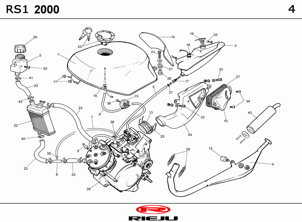 Goma Adorno Depósito Rieju RS-1