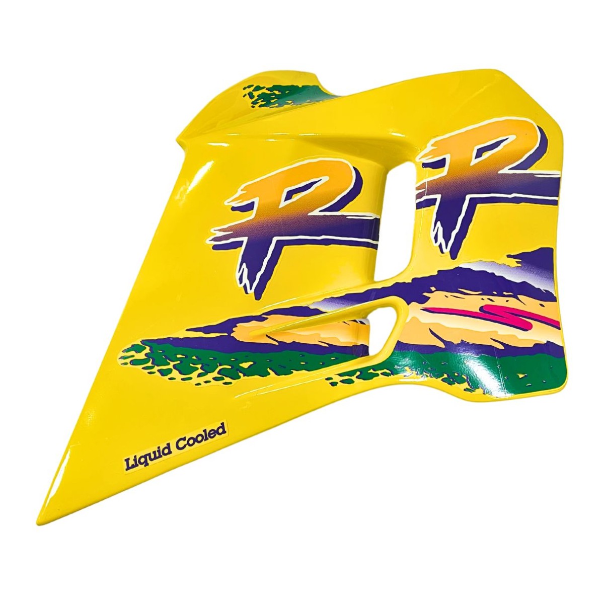 Placa Lateral RIEJU RR Delantera Derecha Amarilla