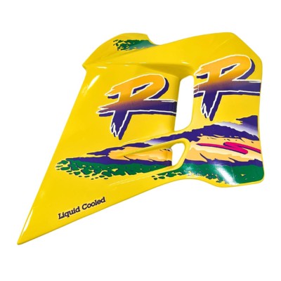 Placa Lateral RIEJU RR Delantera Derecha Amarilla