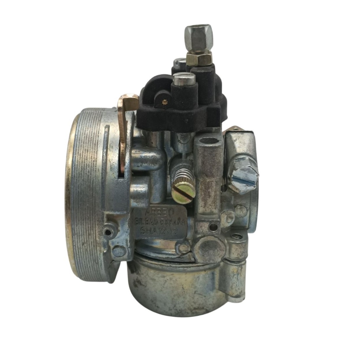 Carburador Dellorto SHA 12-12 vista frontal,