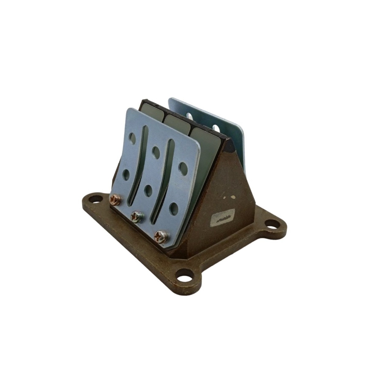Válvula de láminas Rieju MR6 74 con medida de base 64x49 mm entre agujeros