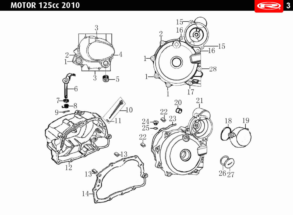 O-ring tapa embrague Rieju Marathon 125 1
