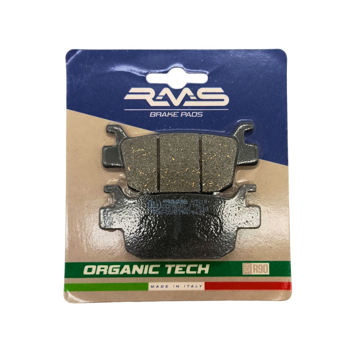 Pastillas RMS orgánicas compatibles Benelli Honda Peugeot