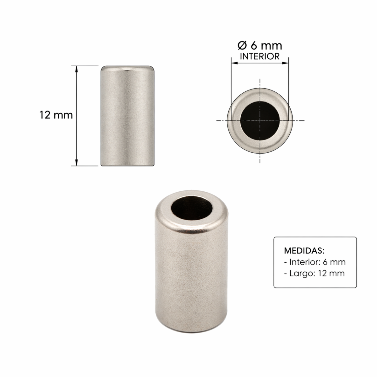 Tope de funda 6 mm moto 1