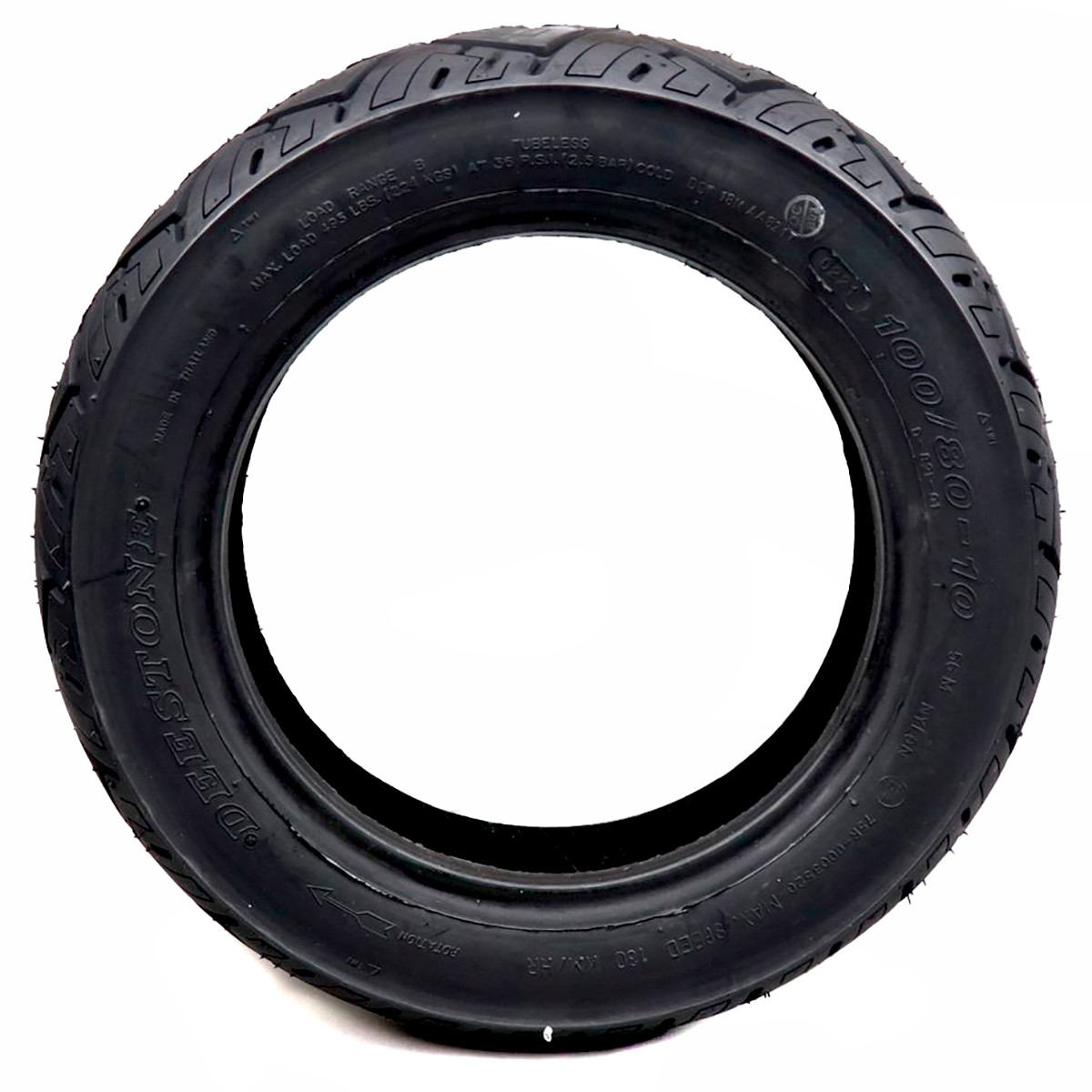 Neumático Scooter Deestone 100/80-10 (3,25-10) D821 56M TL 4PR 1