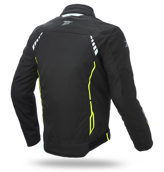 Chaqueta SEVENTY SD-JR65 Racing Invierno Negro/Amarillo 1