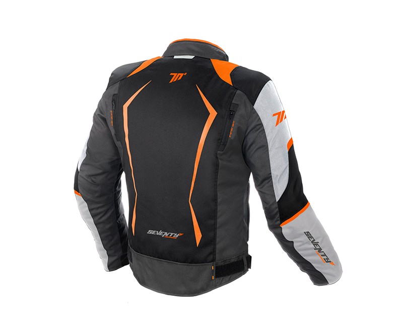 Chaqueta SEVENTY SD-JR47 Racing Invierno Gris/Naranja 1