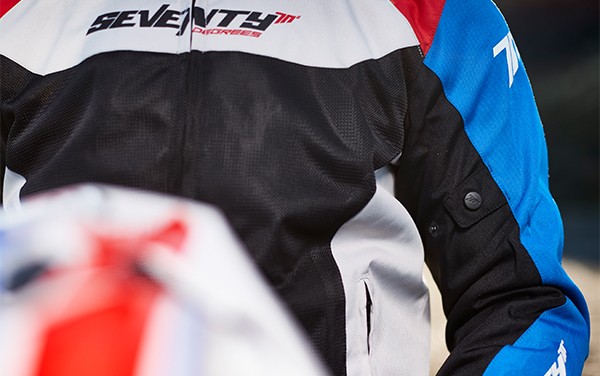 Chaqueta SEVENTY SD-JR48 Racing Verano Ne/Ro/Az 4