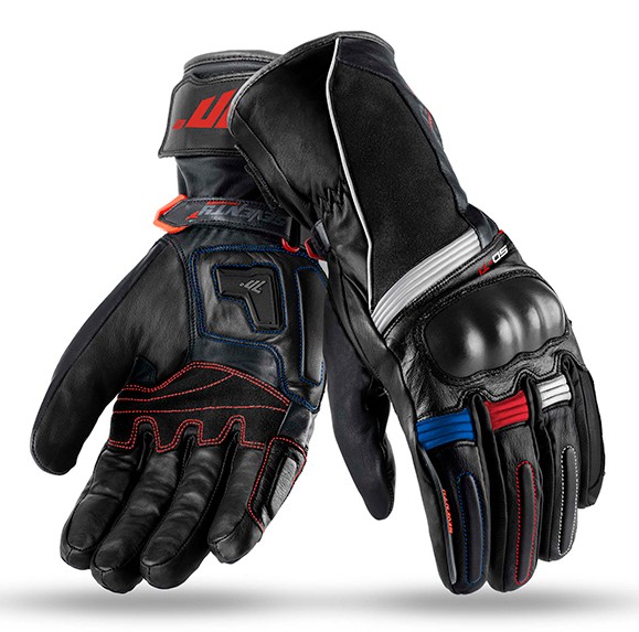 Guantes SEVENTY Touring Invierno SD-T1 Negro/Rojo/Azul