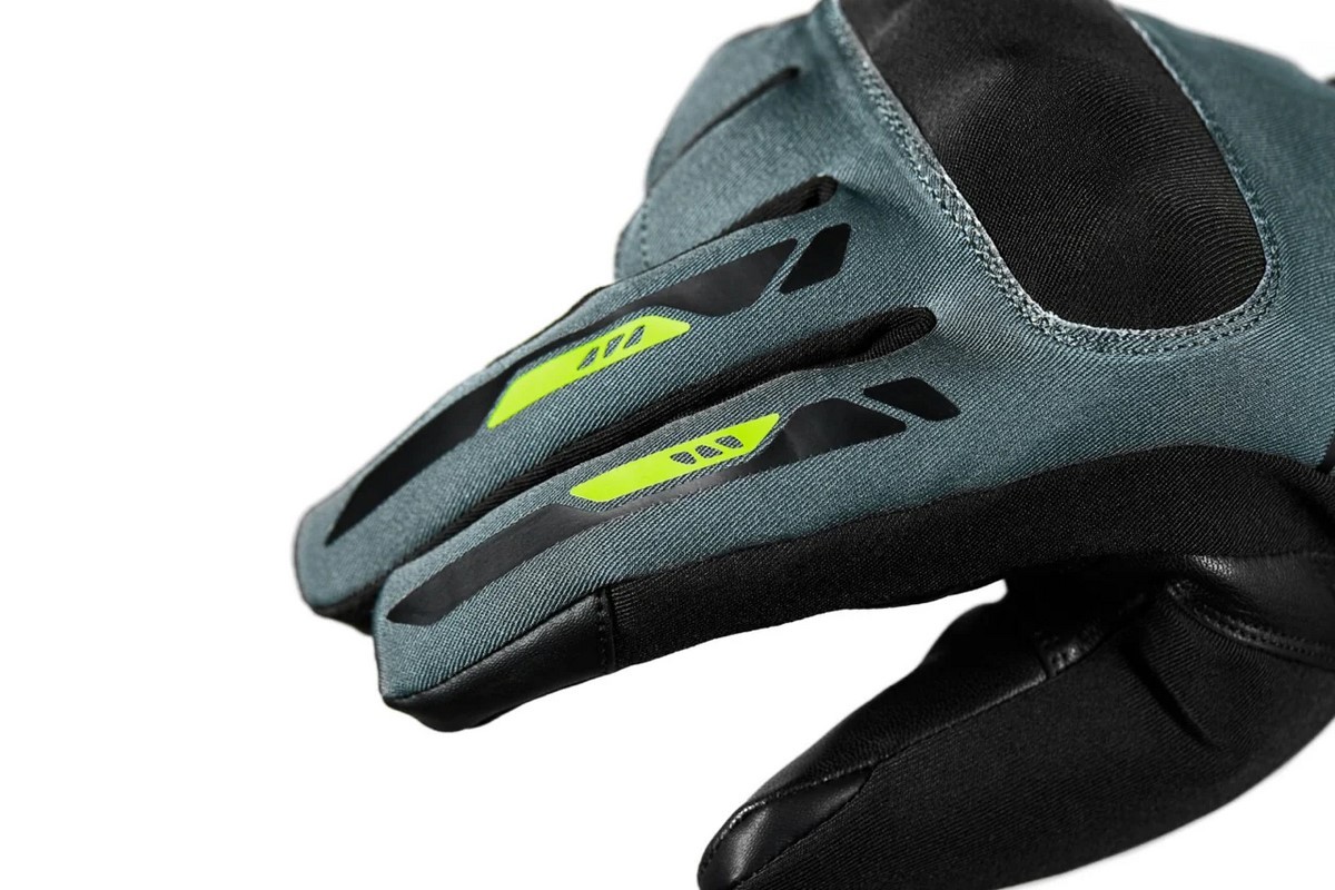 Guantes SEVENTY SD-T57 GIAU Invierno Gris/Amarillo Fluor