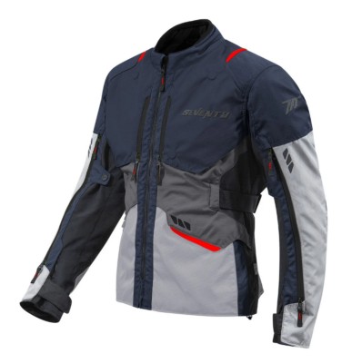 Chaqueta de moto Seventy SD-JT67 Tanami color negro, vista frontal