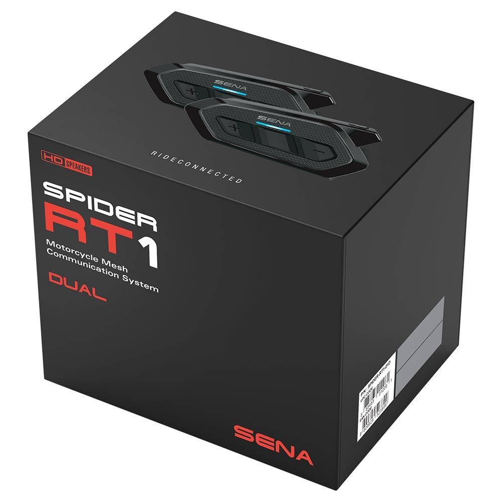 Intercomunicador y Manos Libres SENA SPIDER RT1 MESH (Dual Pack)