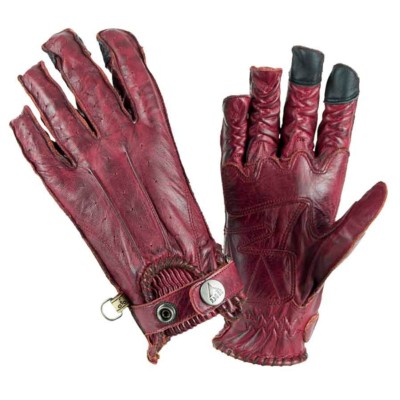 Guantes By City Second Skin Verano Mujer Granate