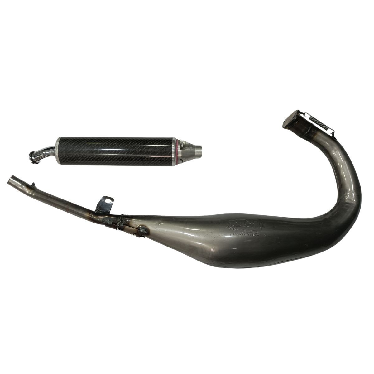 Escape Turbokit para Aprilia RS 125 Carrera, acabado carbono, no homologado