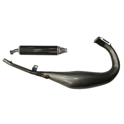 Escape Turbokit para Aprilia RS 125 Carrera, acabado carbono, no homologado