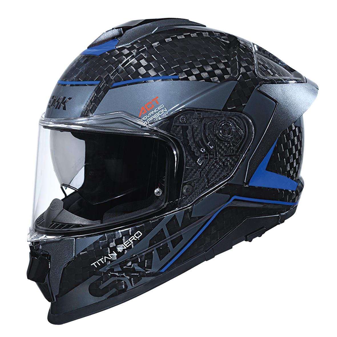 Casco SMK Titan Carbon integral de fibra de carbono 2