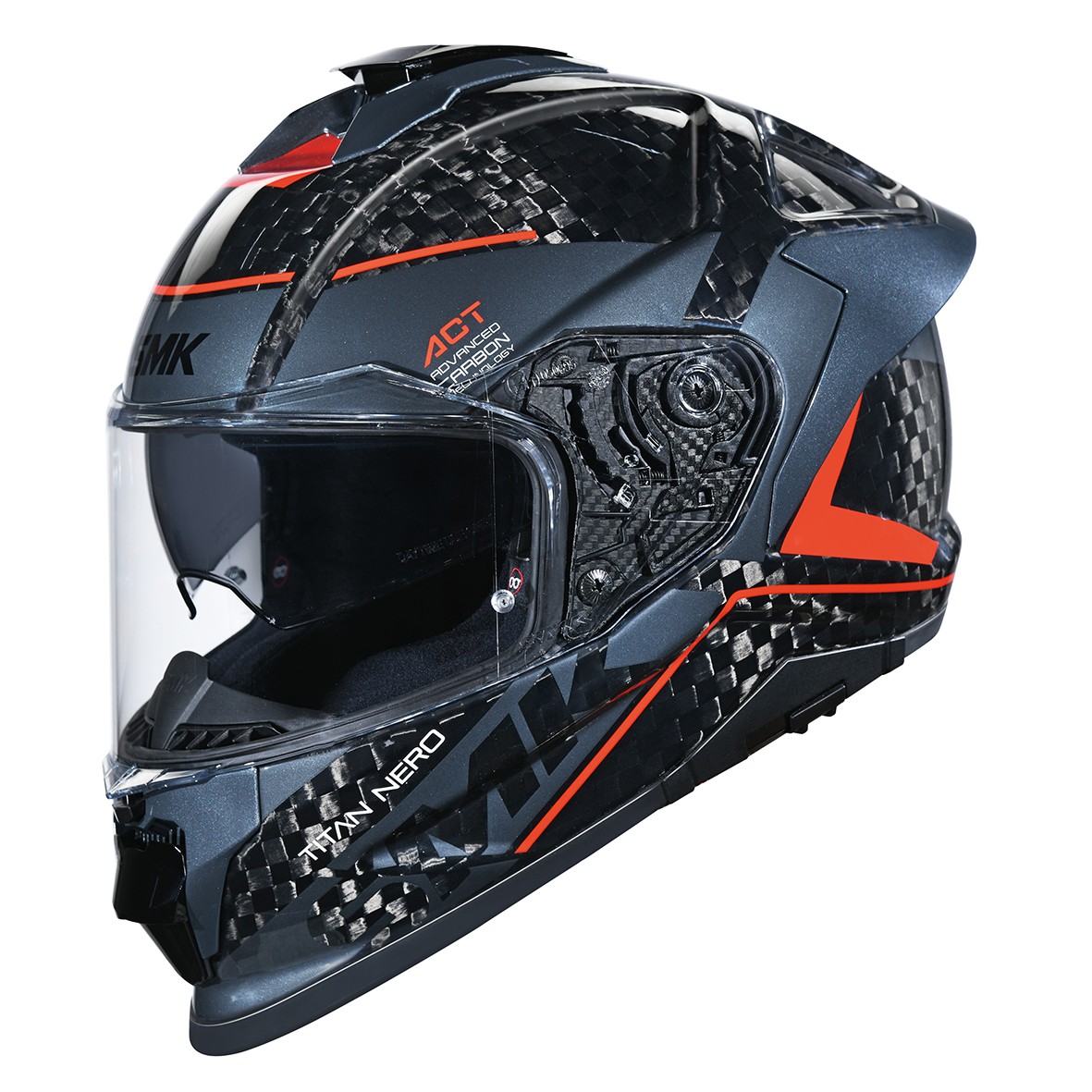 Casco SMK Titan Carbon integral de fibra de carbono 2