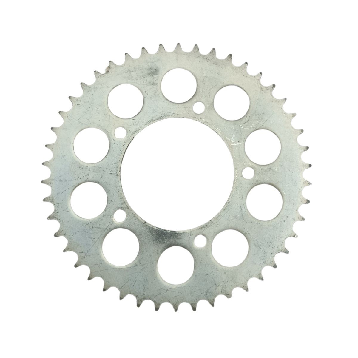 Plato trasero Bultaco Streaker 74 46Z paso 415 Ø interior 80 mm 5 taladros en acero