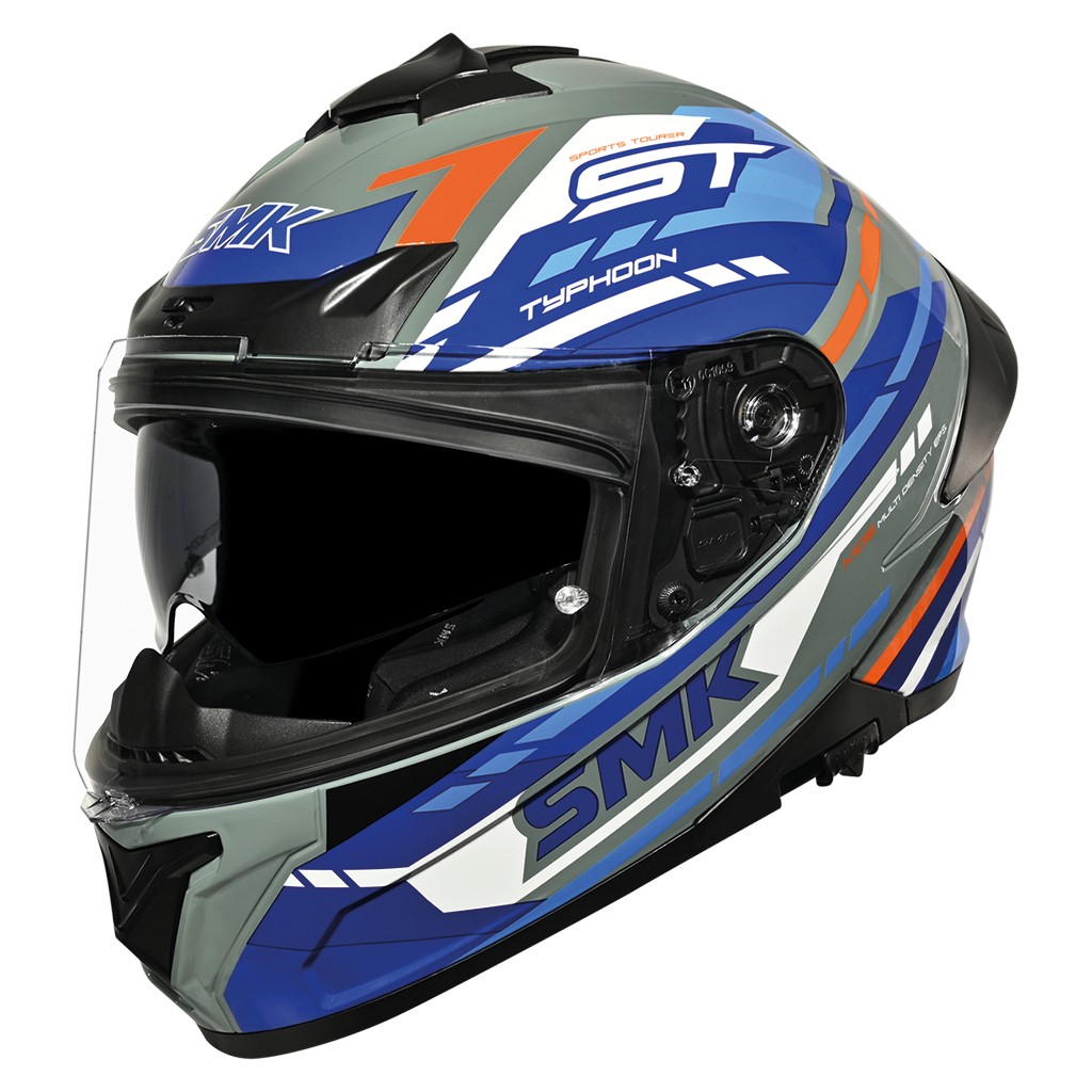 Detalle visor solar Casco SMK Typhoon Sports Tourer