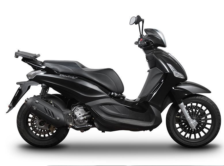 Fijación Trasera para Maleta SHAD PIAGGIO BEVERLY 125 (09-18); BEVERLY TOURER 125 /250 (08-23); PIAGGIO BEVERLY TOURER 300 /400 (08-23); PIAGGIO BEVERLY SPORT TOURING 350 (13-21)