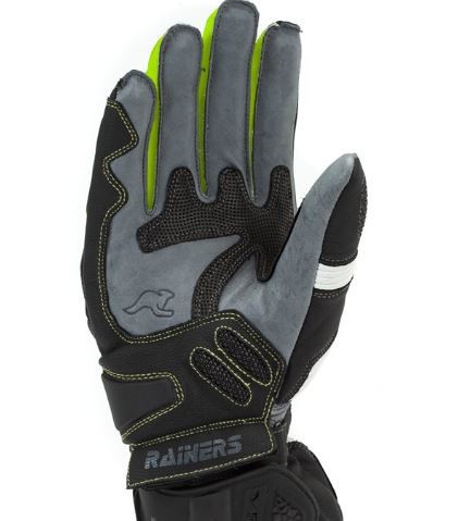 Guantes RAINERS VRC4 FLUOR RACING PIEL 2