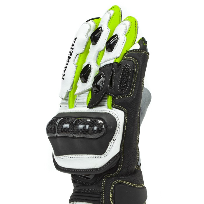 Guantes RAINERS VRC4 FLUOR RACING PIEL 1