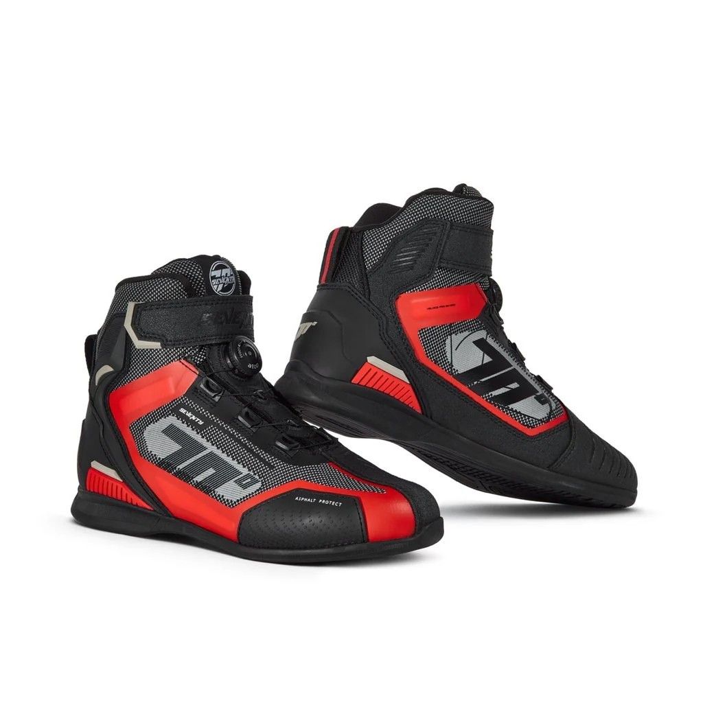 Botas moto velocidad Seventy SD-BR3 VELOCE PRO detalle lateral
