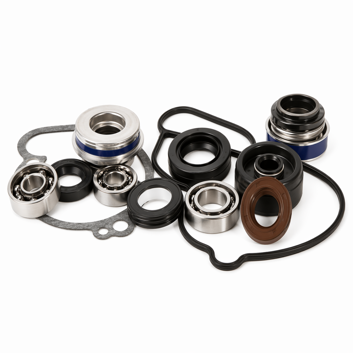 Componentes del kit Hot Rods WPK0016 para bomba de agua de moto off-road