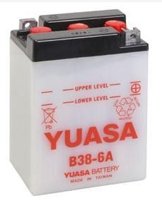Batería Yuasa convencional 6V 13Ah para Moto Guzzi Stornello 125 Scrambler
