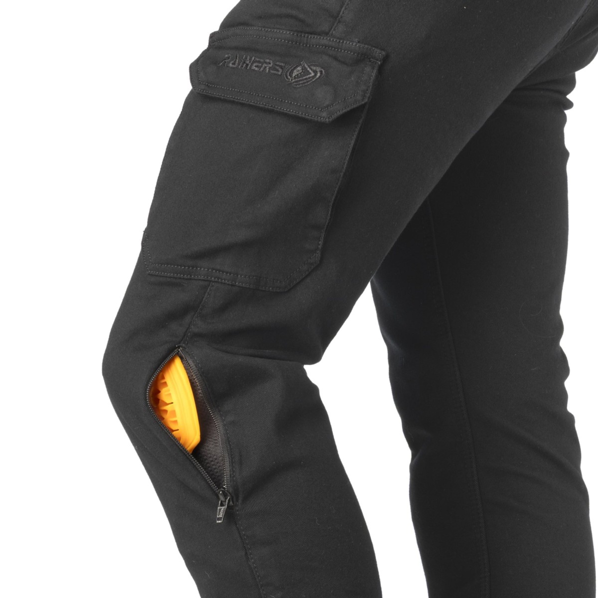 Pantalón vaquero moto con protecciones rodilla nivel 2