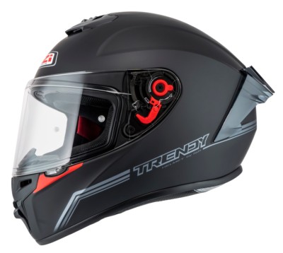 Casco NZI Trendy 3 STREAM SOLID NOUVEAU Negro Mate
