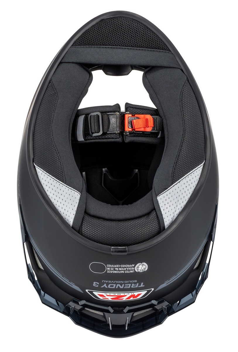Casco NZI Trendy 3 STREAM SOLID NOUVEAU Negro Mate 8