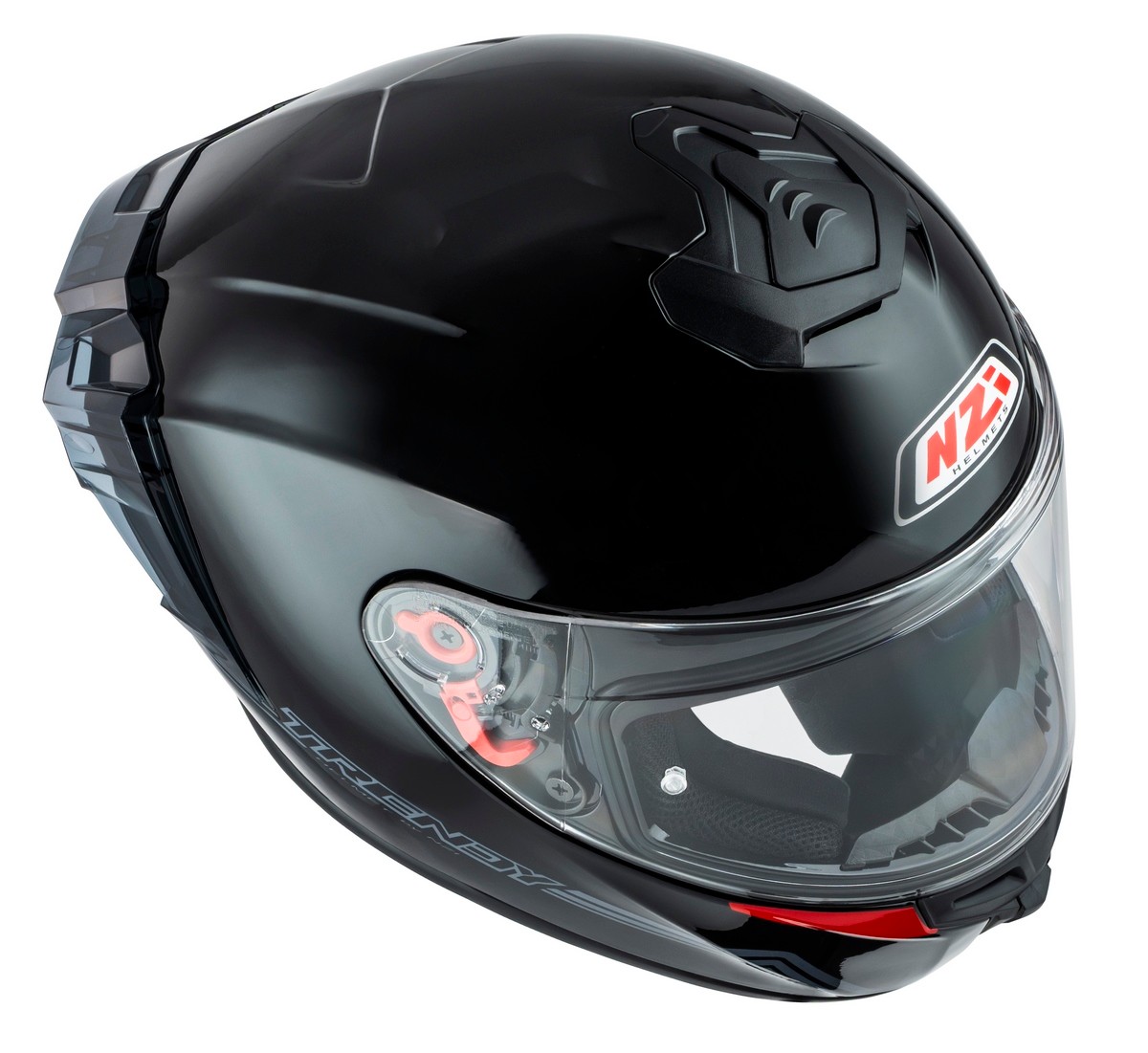 Casco NZI Trendy 3 STREAM SOLID NOUVEAU Negro Brillo 2