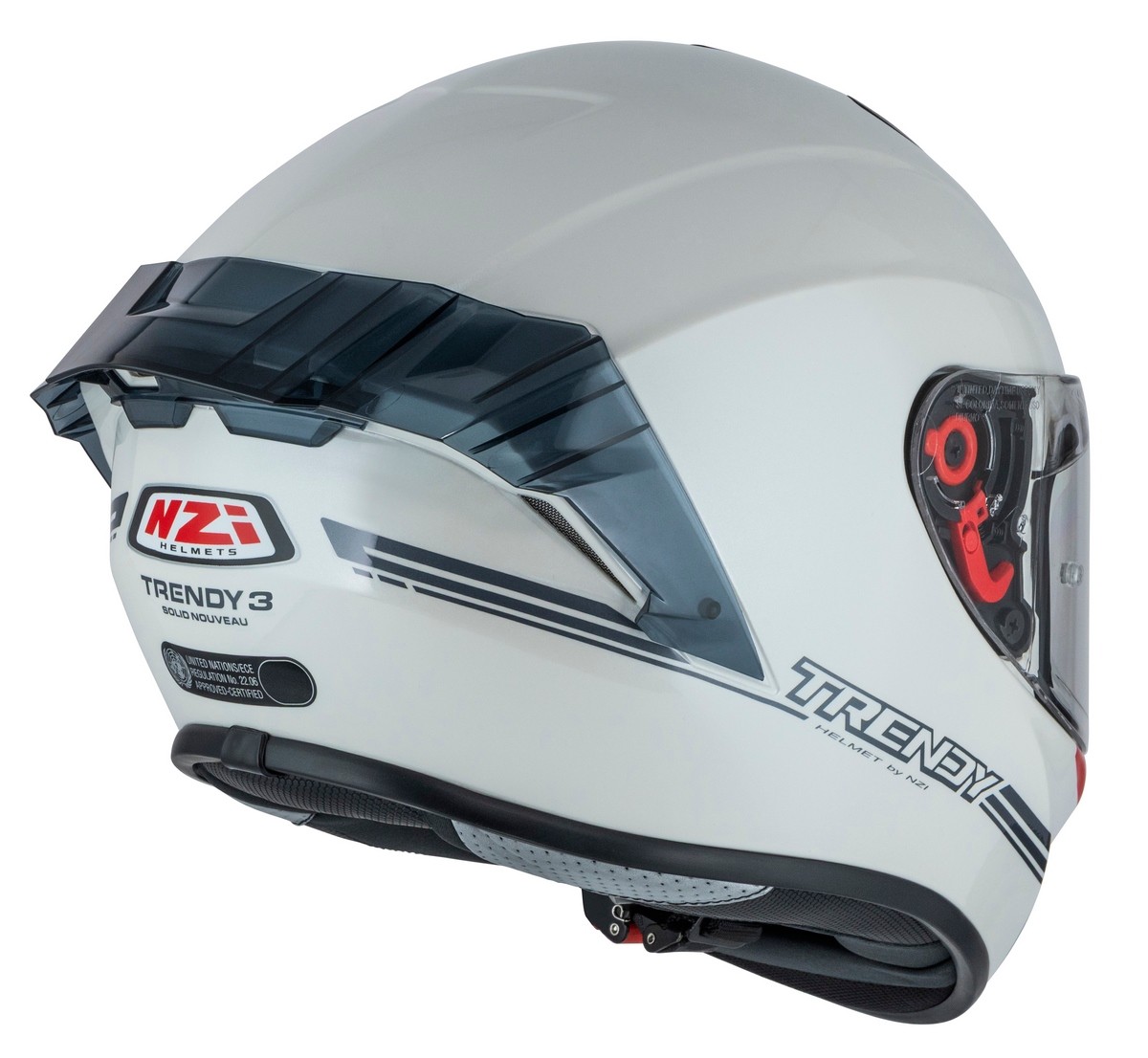 Casco NZI Trendy 3 STREAM SOLID NOUVEAU Blanco 6