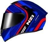 Casco NZI Trendy 2 CONNECTED DARK Azul/Rojo