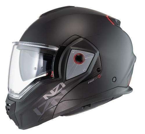 casco modular NZI Fastback abatible 180 grados negro