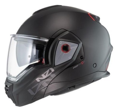 casco modular NZI Fastback abatible 180 grados negro