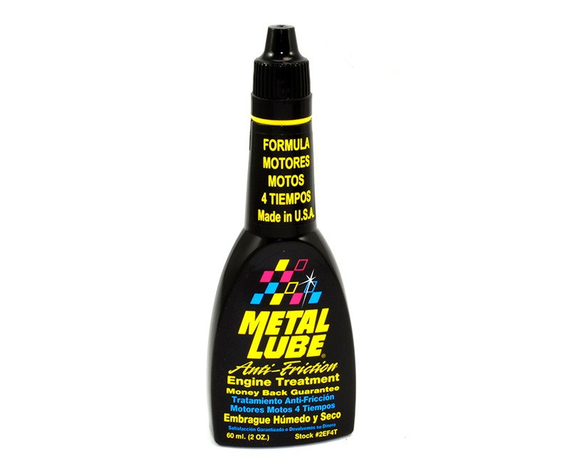 Aditivo Metal Lube Fórmula Motos 4T Húmedo y seco 60 ml.