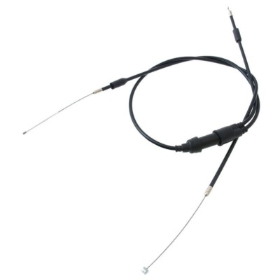 Imagen del cable de gas OEM 024350010000 para BETA RR 50 Enduro y Motard 2010-2021, longitud total 125,5 cm