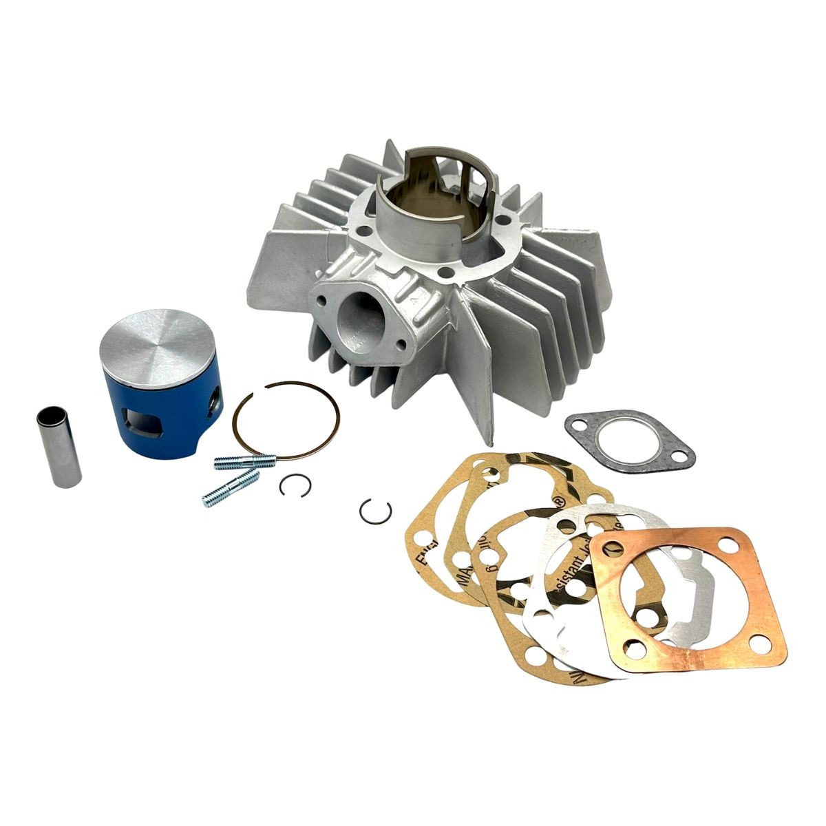 Cilindro y culata BARIKIT 74 cc Derbi Variant Start competición pistón Blauzafir 5