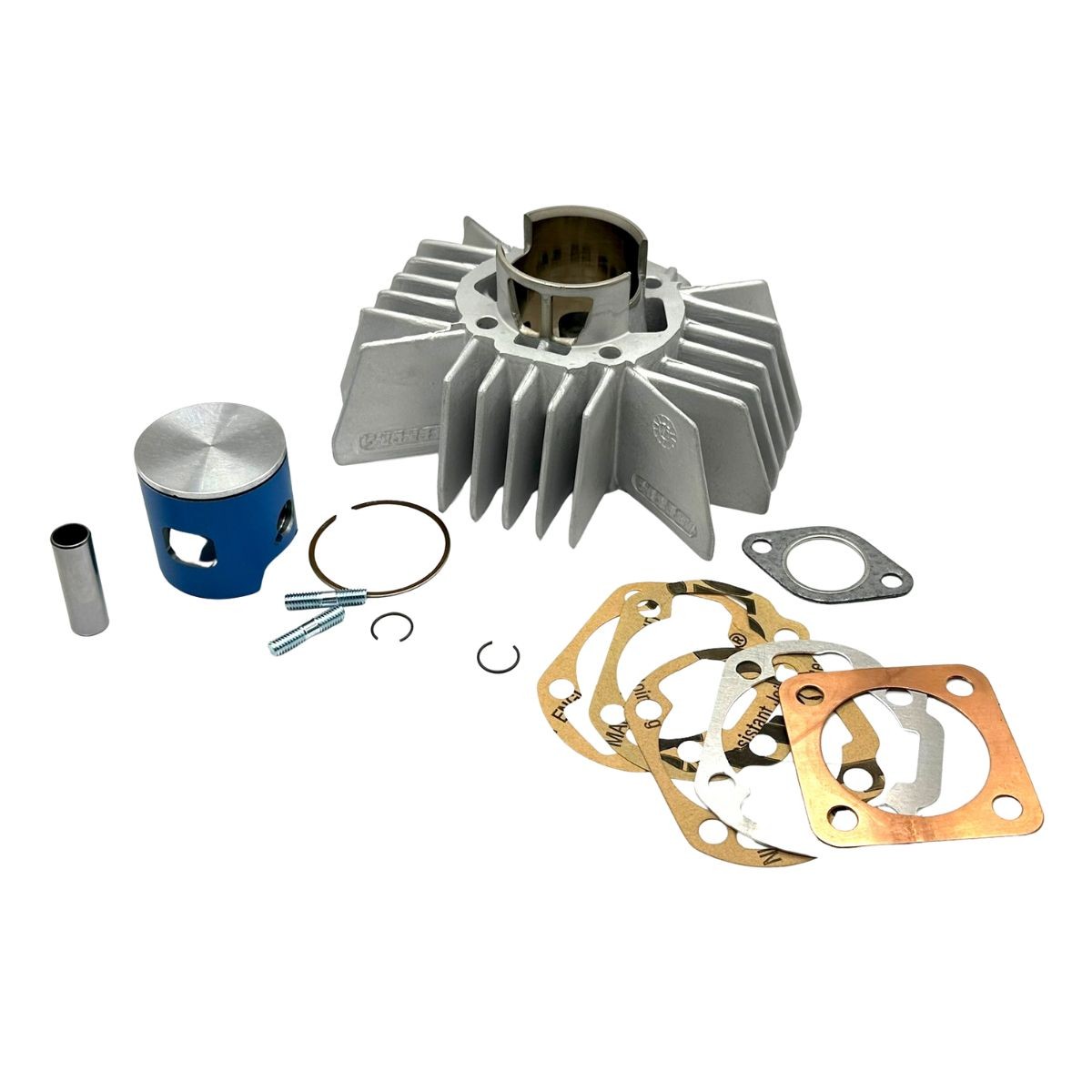 Cilindro BARIKIT 74 cc Derbi Variant Start competición pistón Blauzafir 1