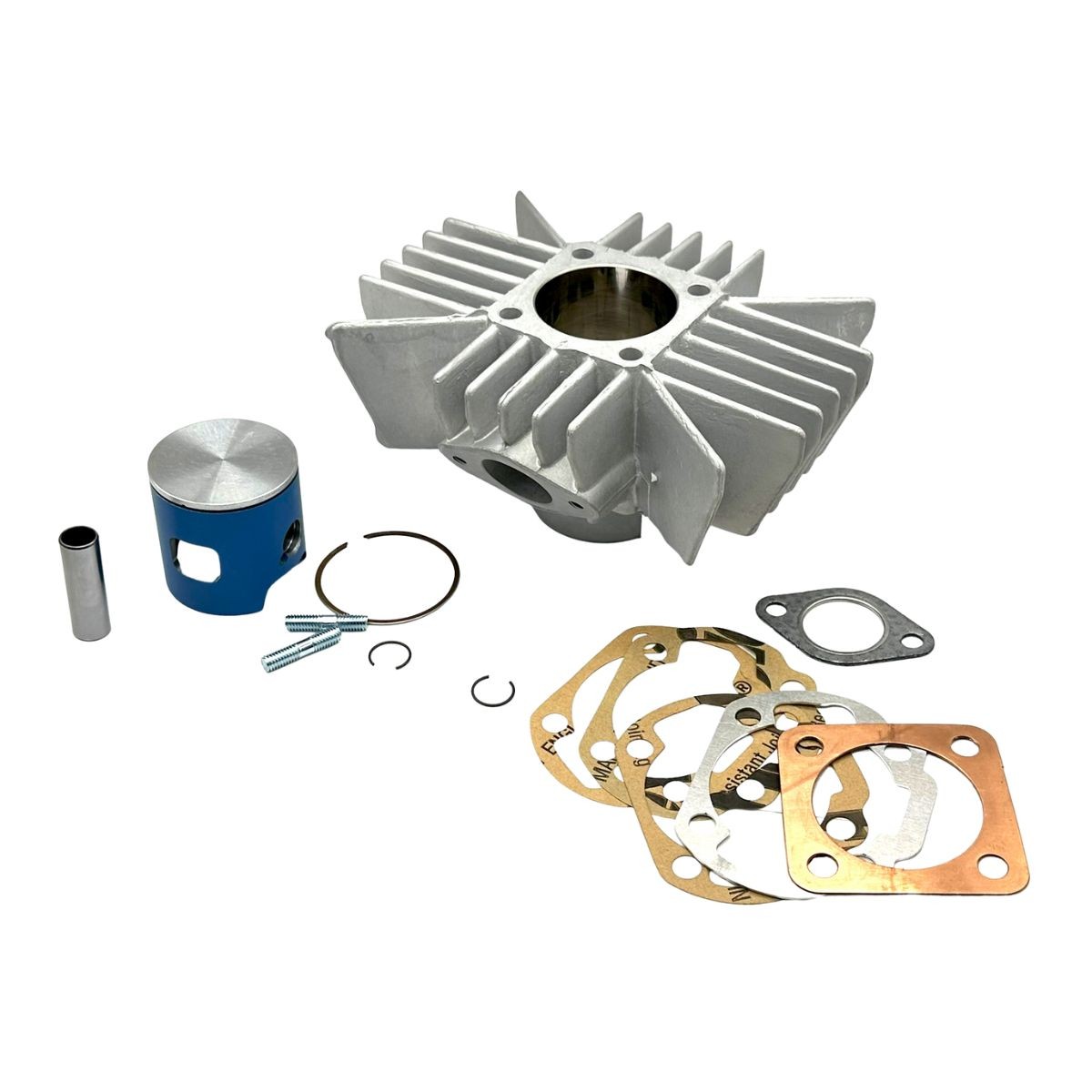 Cilindro BARIKIT 74 cc Derbi Variant Start competición pistón Blauzafir 3