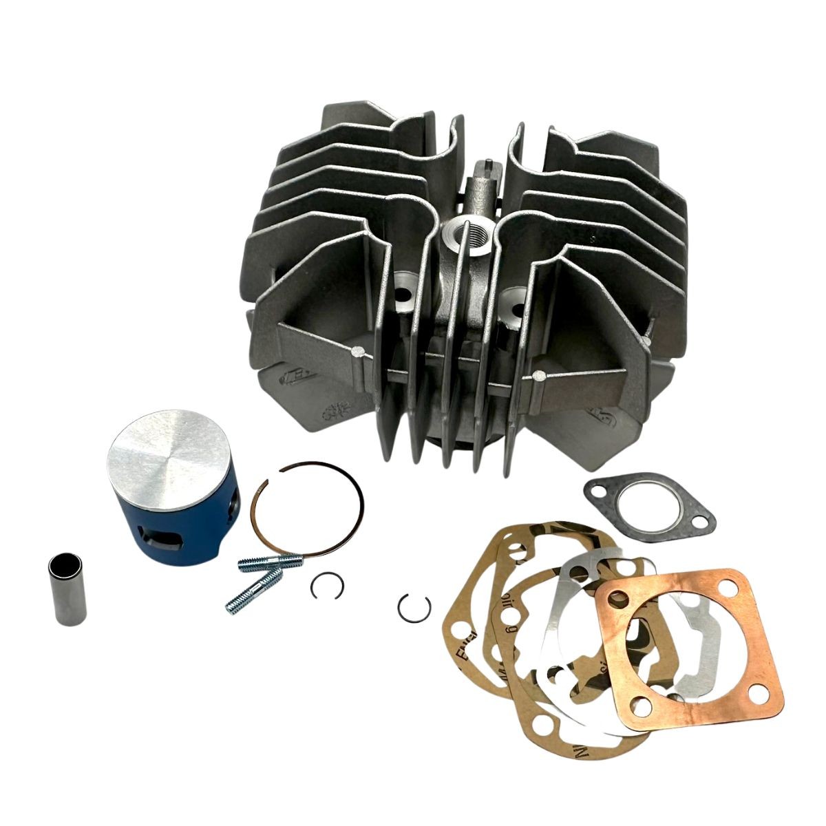 Cilindro y culata BARIKIT 74 cc Derbi Variant Start competición pistón Blauzafir 2