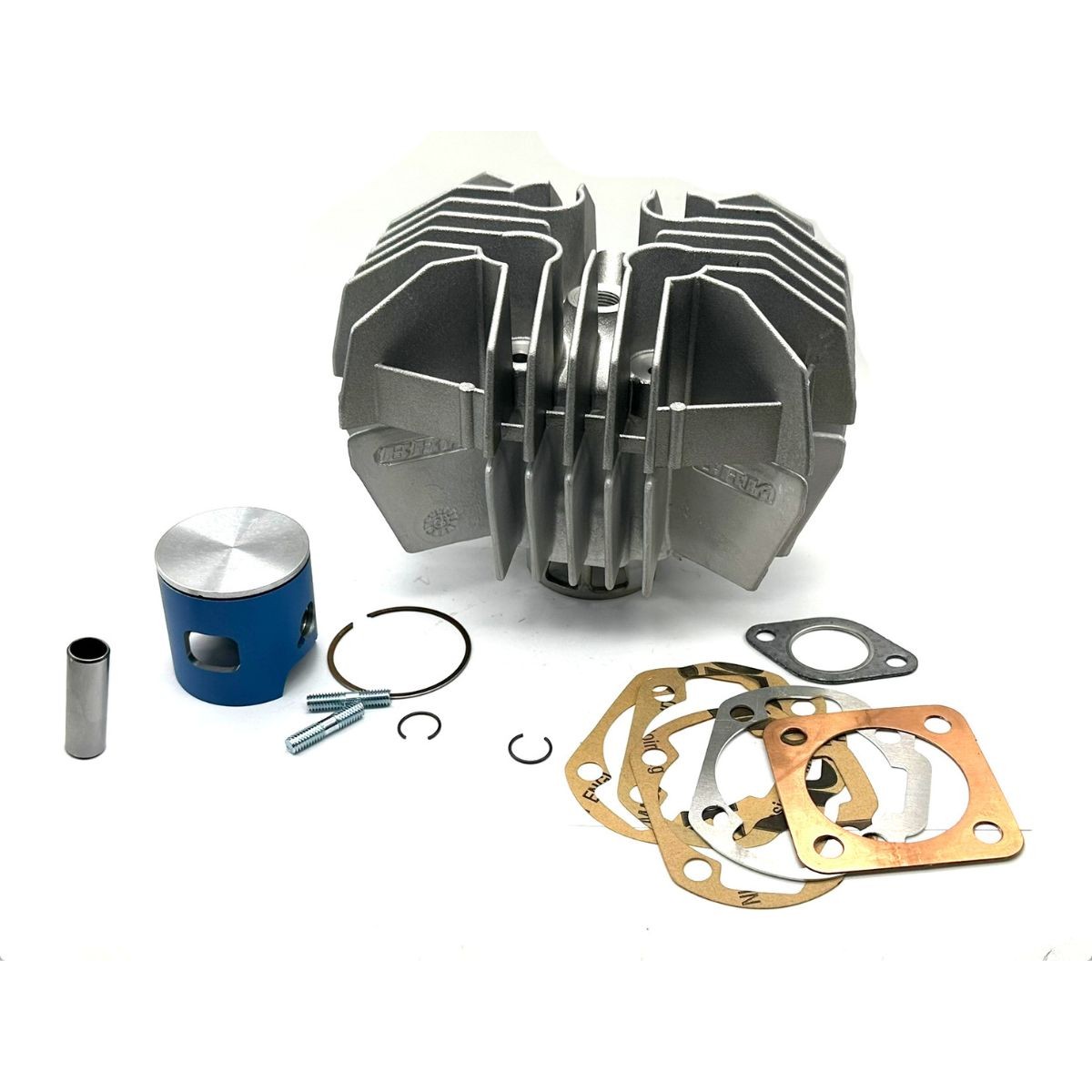 Cilindro y culata BARIKIT 74 cc Derbi Variant Start competición pistón Blauzafir 1
