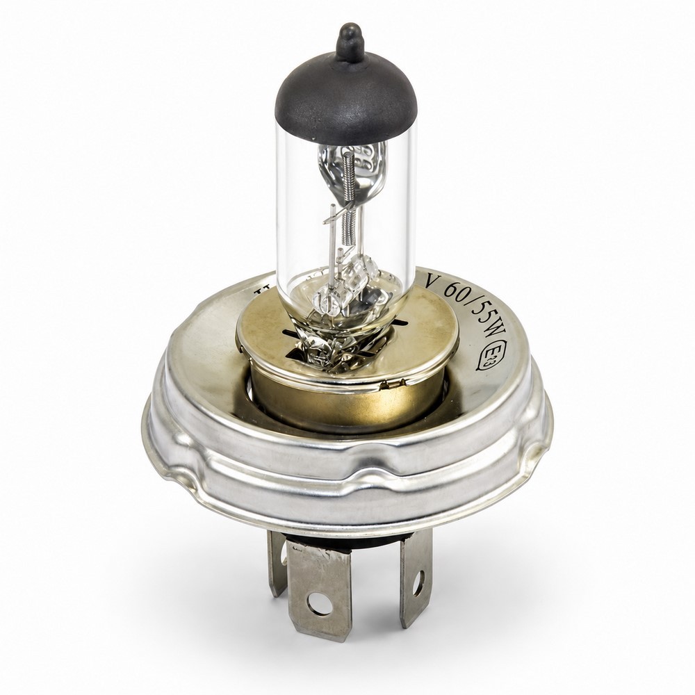 Lámpara H5 12V 60/55W P45T para faro de moto con luz corta y larga
