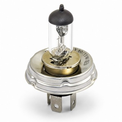 Lámpara H5 12V 60/55W P45T para faro de moto con luz corta y larga